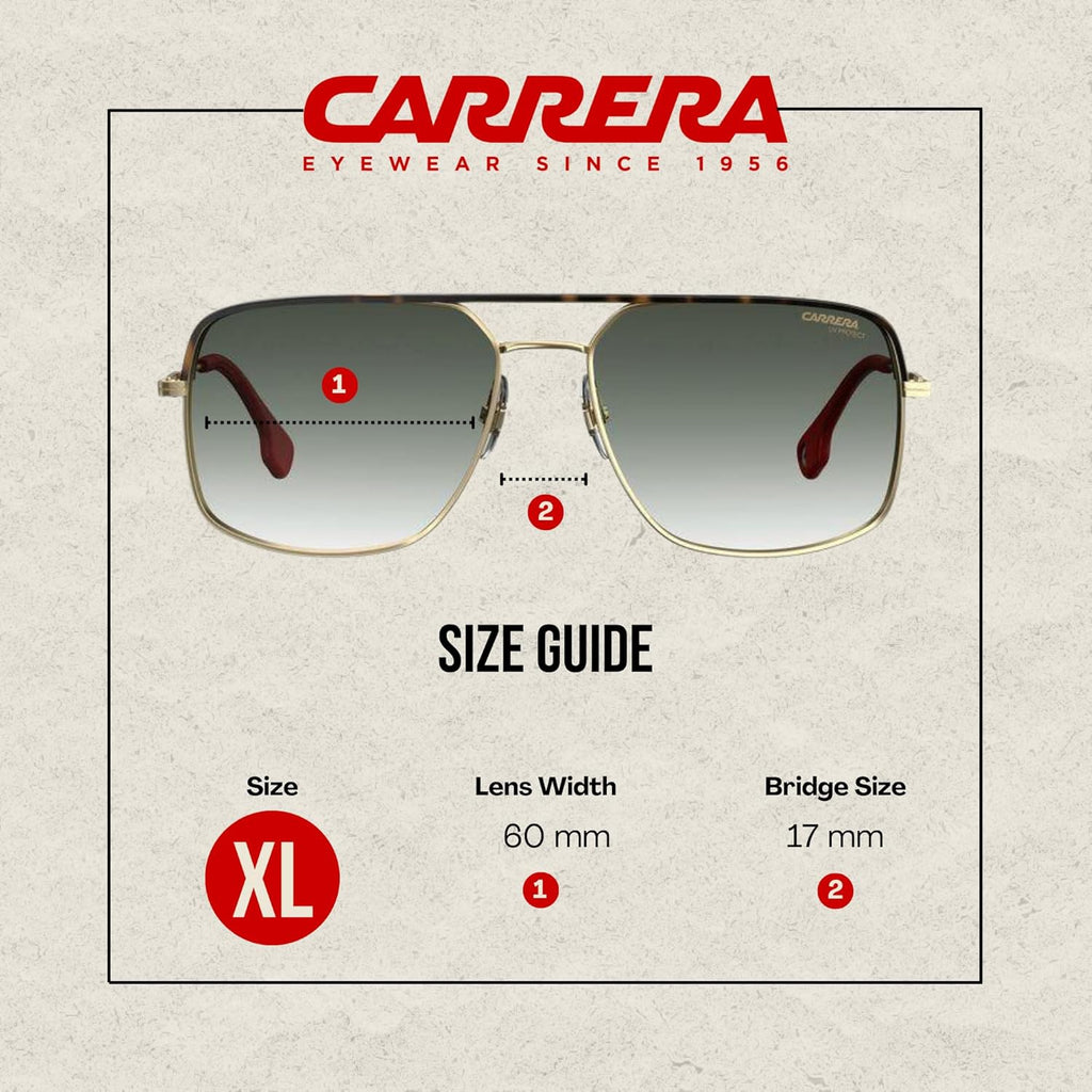 CA152/S 0RHL/9K 60MM Gold Black/Grey Green Square Sunglasses for Men for Women + BUNDLE with Designer Iwear Eyewear Kit