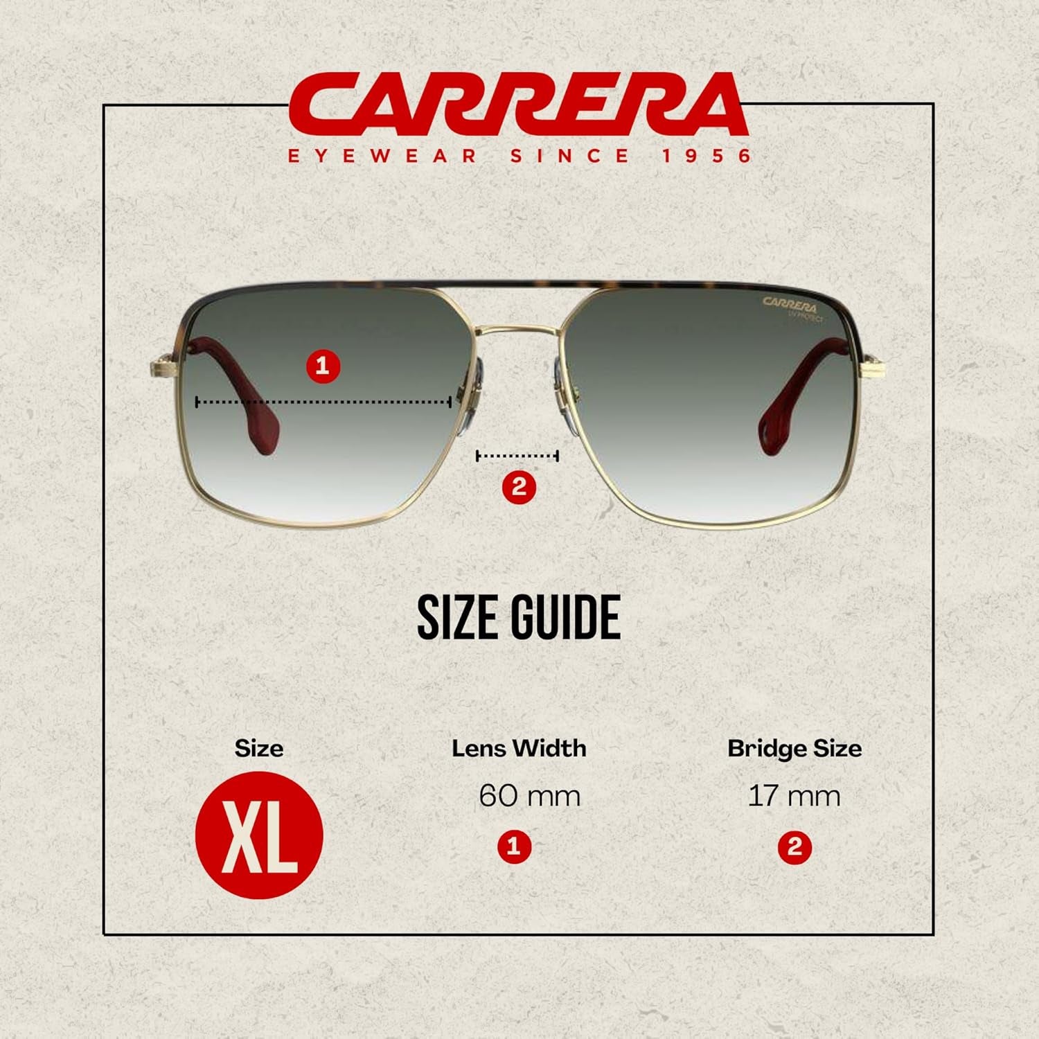 CA152/S 0RHL/9K 60MM Gold Black/Grey Green Square Sunglasses for Men for Women + BUNDLE with Designer Iwear Eyewear Kit