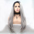 13*3" Lace Front Wigs Synthetic Long Straight 24" 130% Density - FasionByMatteo