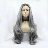 13*3" Lace Front Wigs Synthetic Long Wavy 24" 130% Density - FasionByMatteo