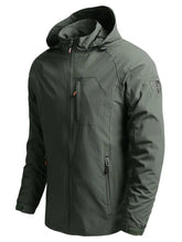Men’s plus size tactical hooded softshell jacket — durable outdoor coat with weather-resistant design