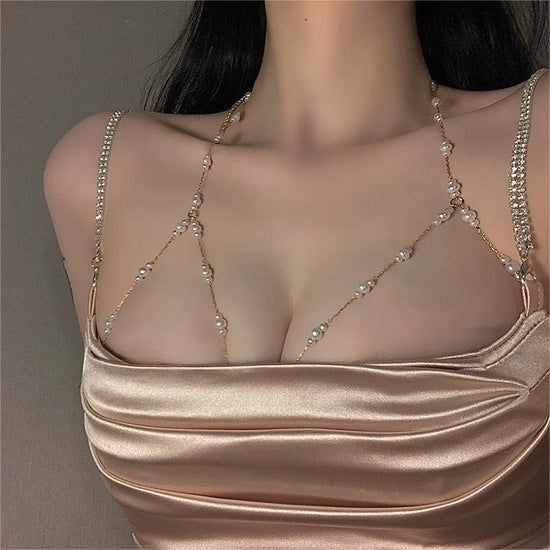 Affordable Luxury Style Advanced Feeling Body Chest Necklace