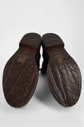 YALE Matte-Black Welted Oxford Lace up Boots.