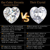 925 Sterling Silver Birthstone Necklace Rose Flower Heart Pendant Jewelry Christmas Valentines Mother&