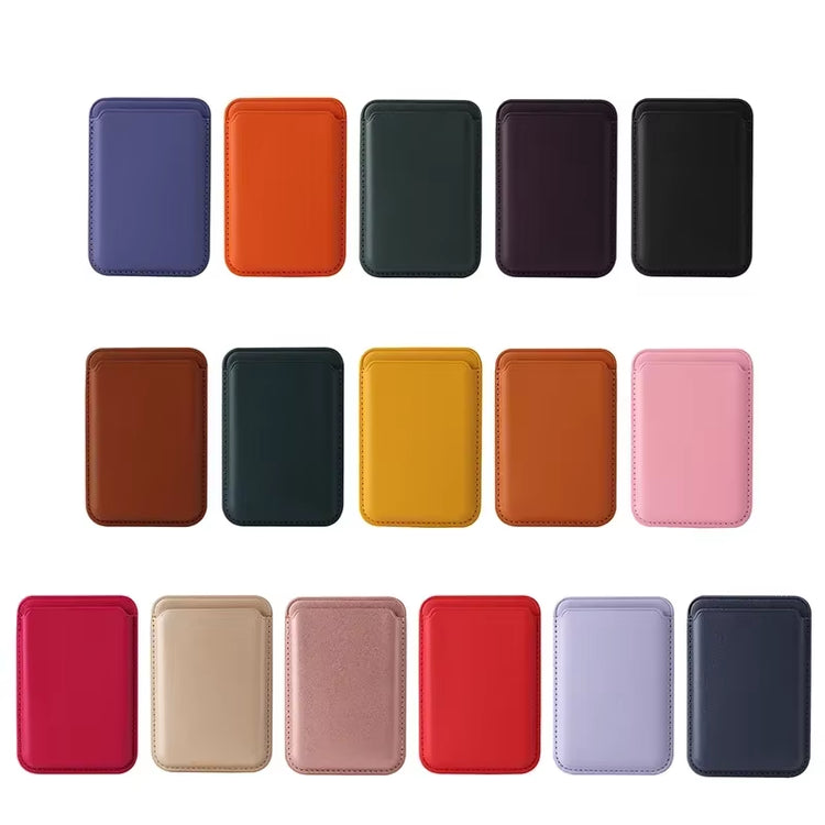 Magnetic Leather Wallet Card Holder Macsafe Phone Stand for Magsafe Iphone 15 14 13 Pro Max Mac Safe Support Telephone Bracket