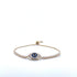 18K Gold Filled Evil Eye Tennis Bracelet with Blue