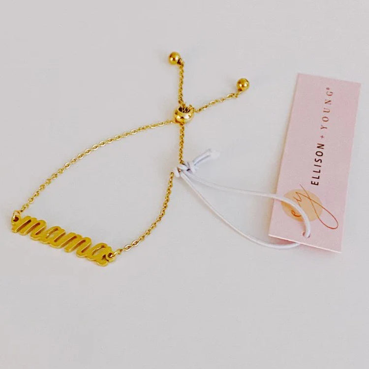 Mama Drawstring Bracelet