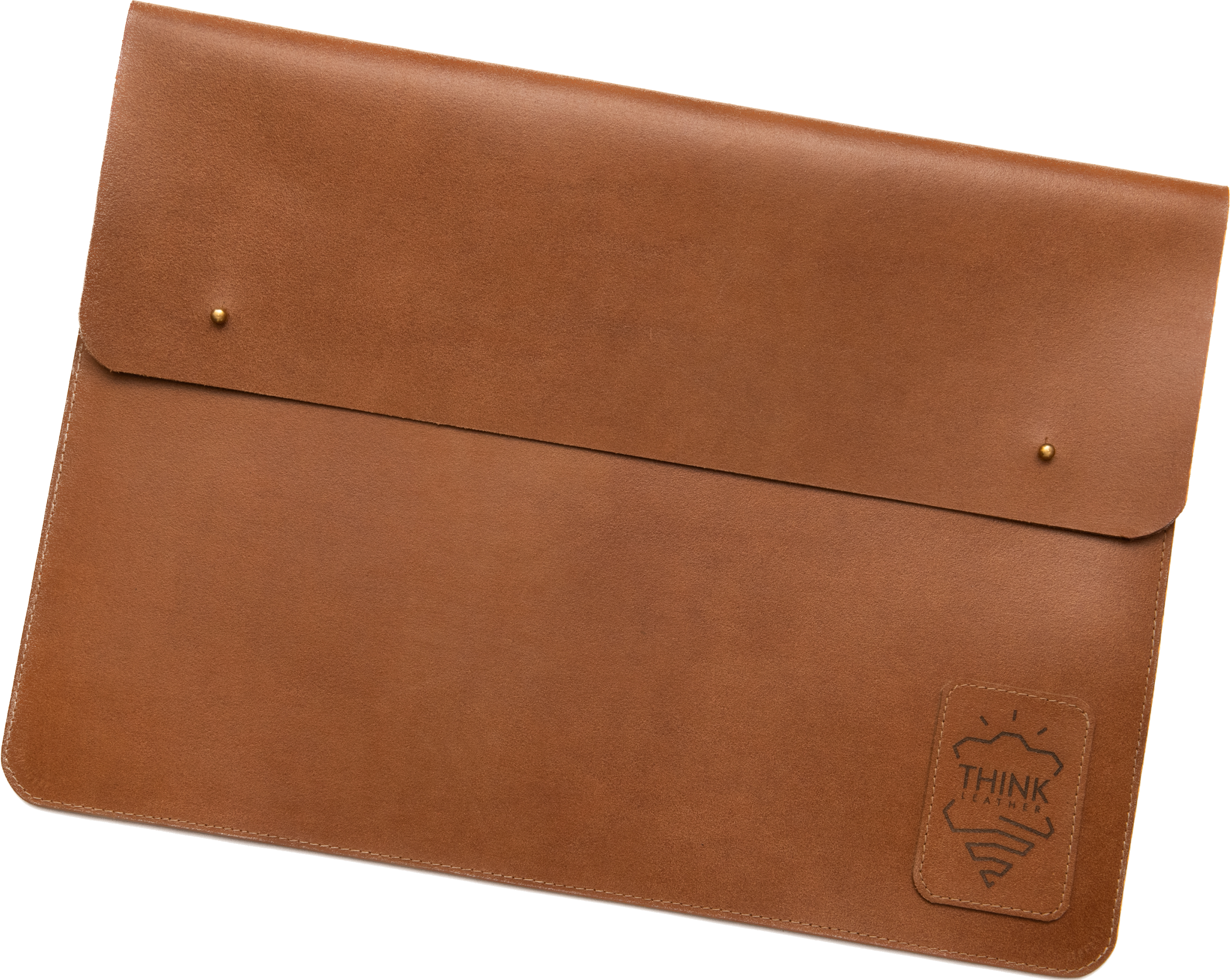 Leather Flap Case for MacBook 16" Pro/Air - Light Brown