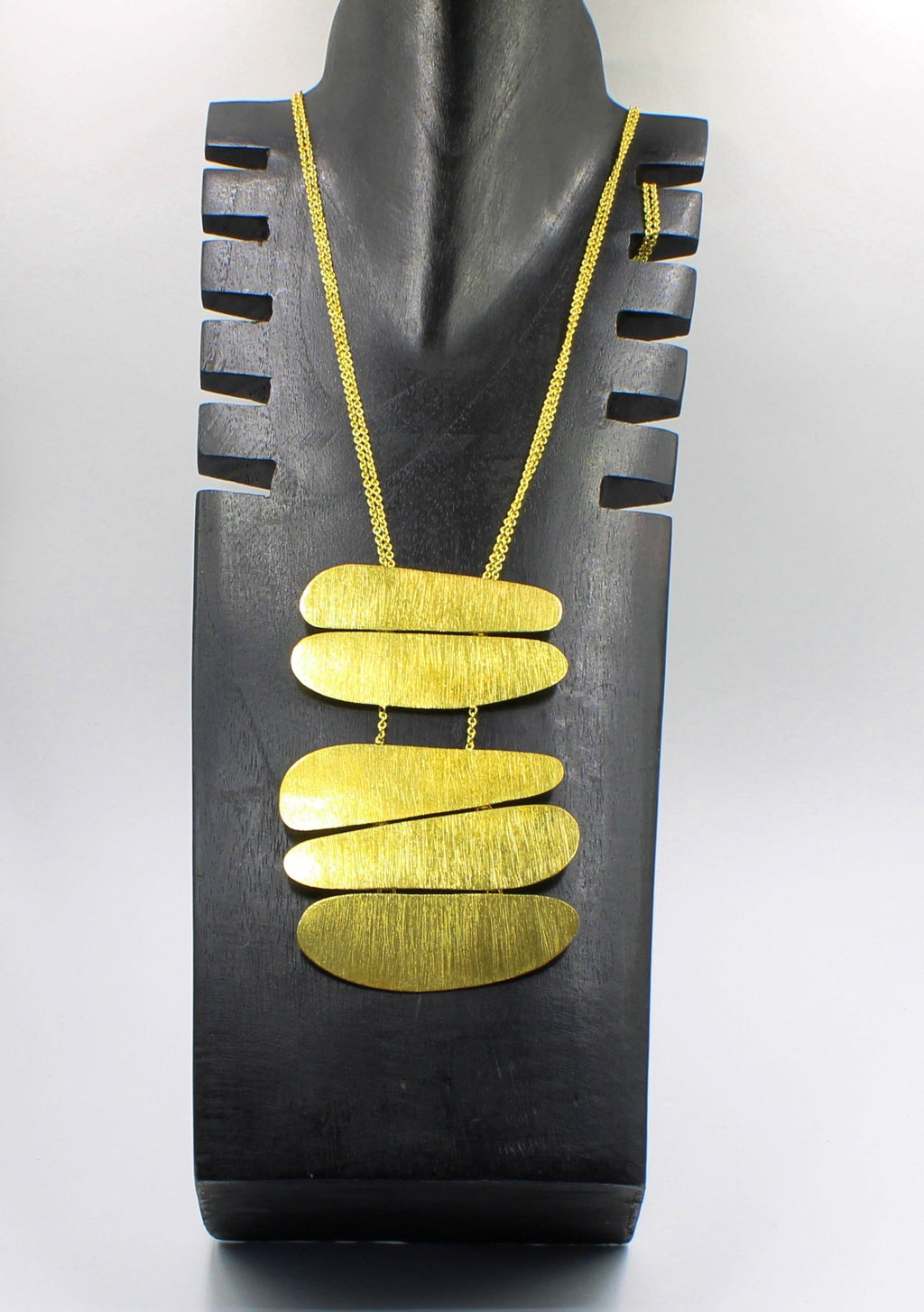PALEOLITHIC gold plated necklace - Design with character