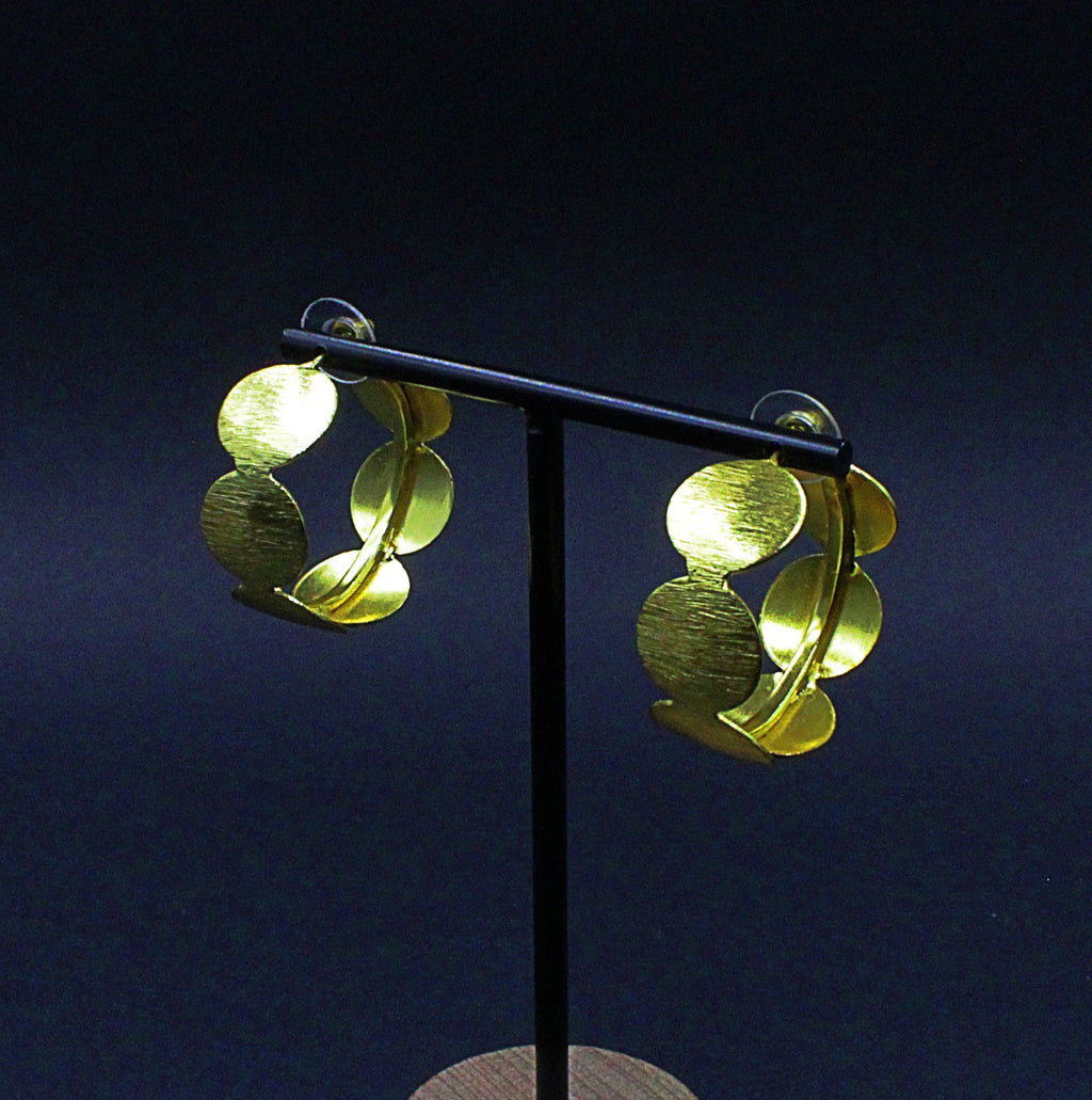 CLASSIC gold-plated earrings - Design with character