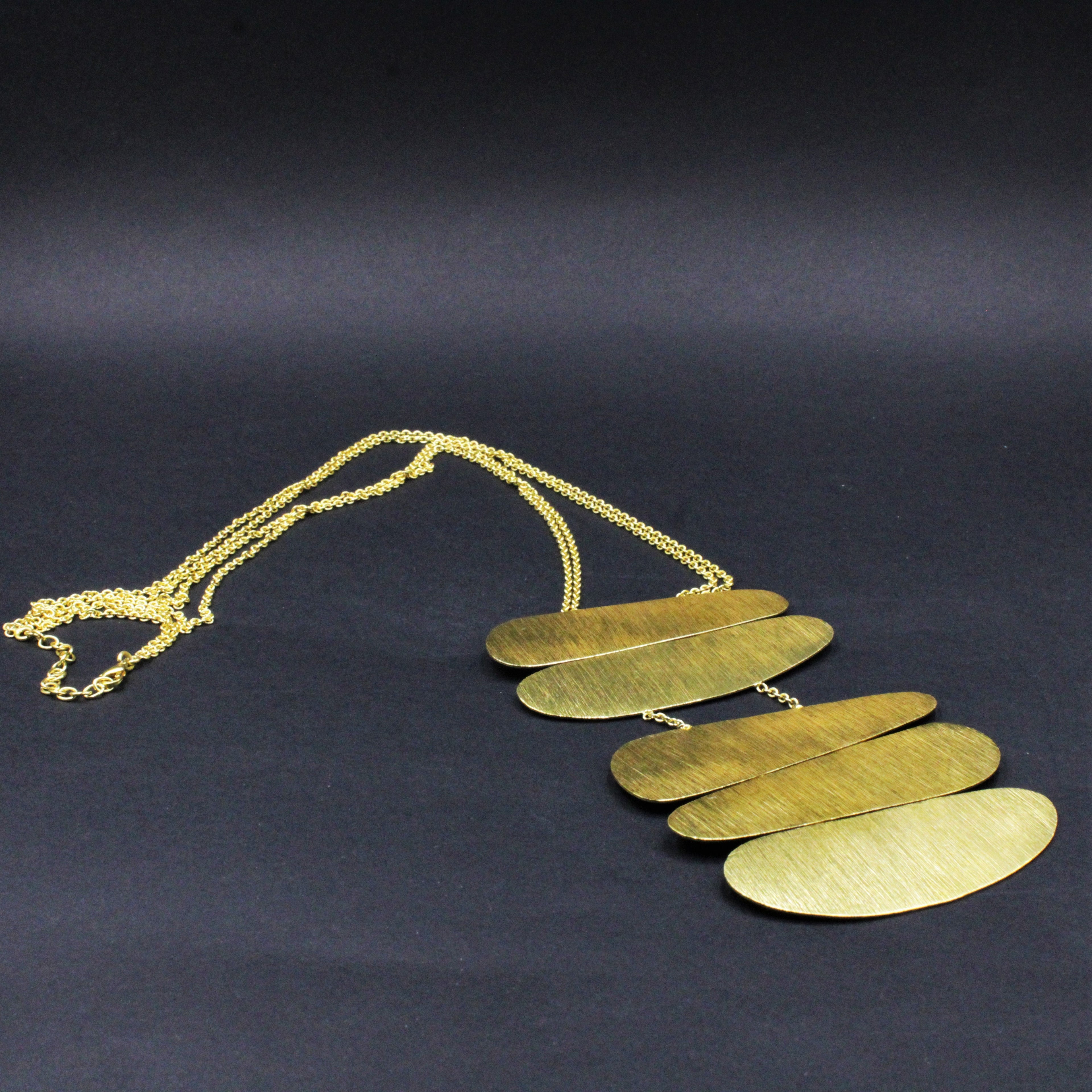 PALEOLITHIC gold plated necklace - Design with character