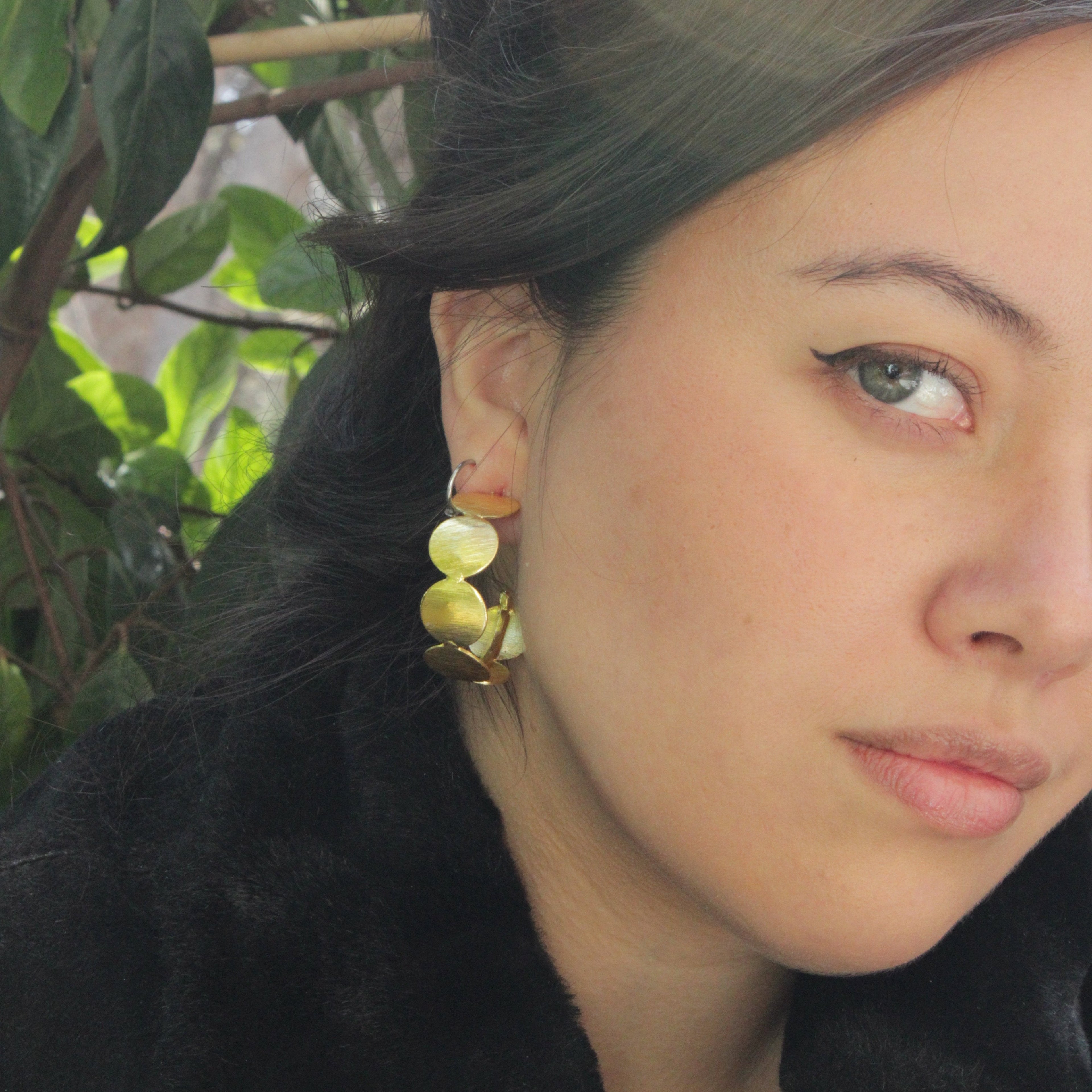CLASSIC gold-plated earrings - Design with character