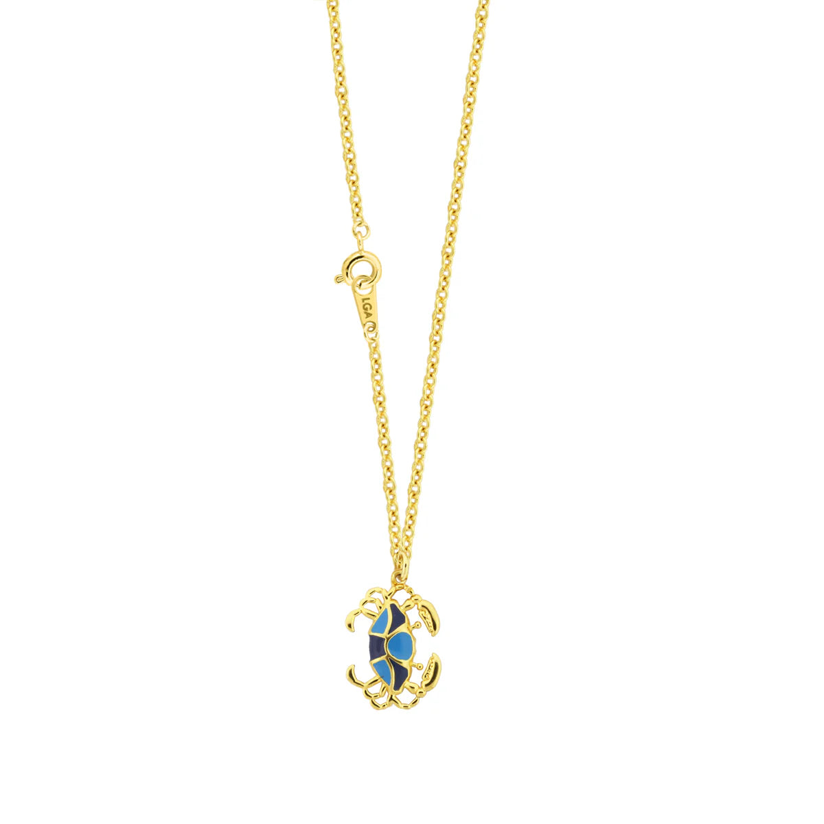 Bluecrab Pendant with Necklace