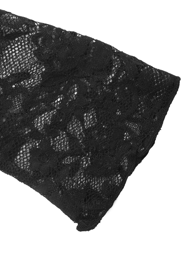 Lace V - Neck Long Sleeve T-Shirt for Adult women - FasionByMatteo