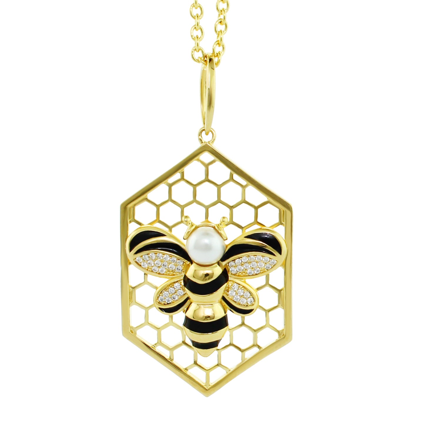 Beehive Necklace