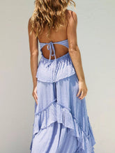 Ruffled Halter Neck Maxi Dress for Adult women - FasionByMatteo
